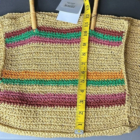 Suncoo Paris Aless Crochet Tote Bag NWT - Picture 6 of 10